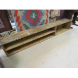 Hardwood modernist TV stand/ bookcase