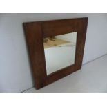 Large reclaimed timber mirrror