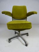 Tansad - An industrial swivel chair in need of re-upholstering.