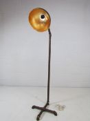 Interior design steampunk standard lamp