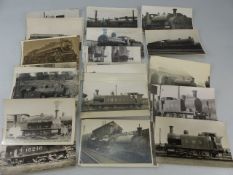 Selection of Railwayana postcards and photographs from the Late 19th and 20th century.