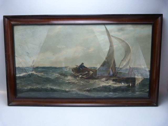 Large Nautical framed print