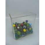 Selection of vintage marbles