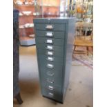 Single free standing filing cabinet