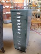 Single free standing filing cabinet