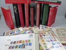 Large collection of stamp albums to include Windsor albums and ACE etc