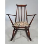 Darkwood Ercol Windsor childrens rocking chair