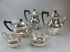 Mappin and Webb good example of a silverplated tea service