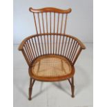 19th Century Elm childrens comb back Windsor Chair