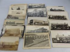 L & S W R (Railwayana) photographs and postcards - approx 100