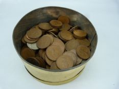 Selection of vintage copper coins