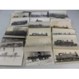 Nice selection of Railwayana photographs and postcards