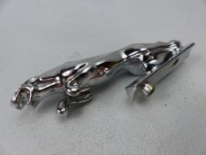 Jaguar - Chrome Jaguar car Mascot (Leaping) Stamped to underside 7/24265/3