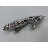 Jaguar - Chrome Jaguar car Mascot (Leaping) Stamped to underside 7/24265/3