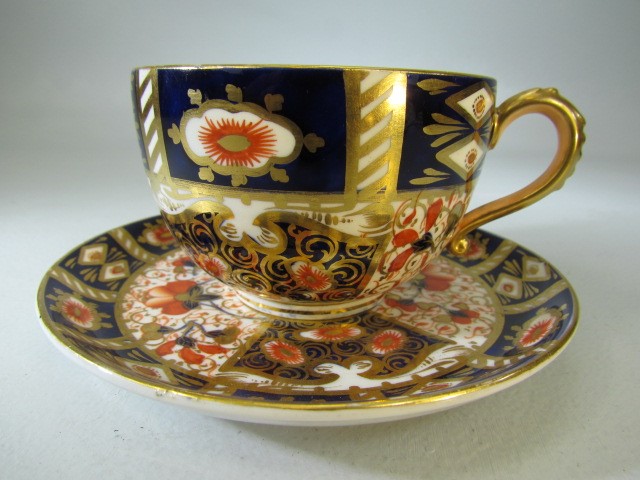 Davenport Imari cabinet cup and saucer.