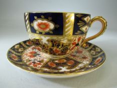 Davenport Imari cabinet cup and saucer.