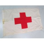Hand Stitched Red Cross Flag 'Haiti'