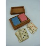 Antique pack of miniature playing cards. Early 1900's.