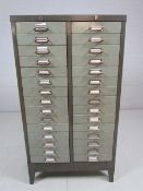 Double filing cabinet multiple drawers