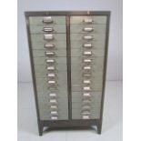 Double filing cabinet multiple drawers