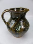 Shepherds Well Pottery - Eeles Family. Overglazed studio pottery jug.