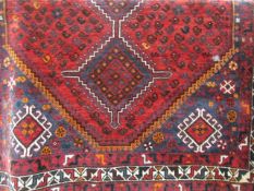 Middle Eastern woollen carpet with all over pattern 207cm x 155cm