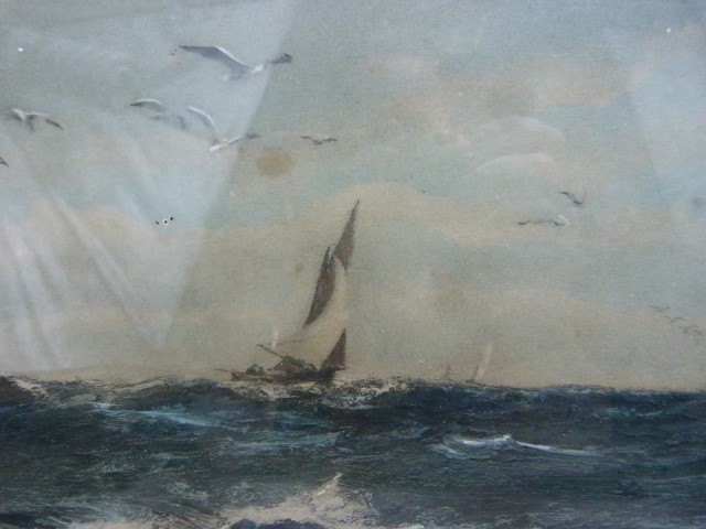 Large Nautical framed print - Image 3 of 3
