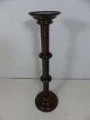 Mahogany barley twist Torchere