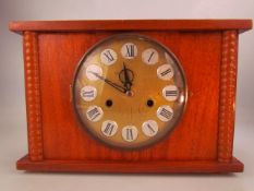 USSR made mantle clock with chimes and original key.