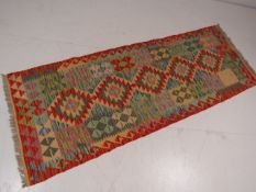 Vegetable dye chobi Kelim Runner 193 x 72