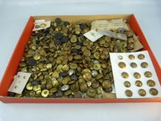 Selection of Military buttons - various regiments etc