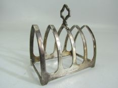 Hallmarked silver Toast rack of small form. Sheffield (Emile Viner) Viners Ltd 1932. Approx weight -
