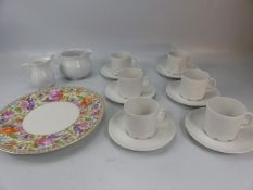 Rosenthal - a white dinner service comprising cups and saucers etc and another Rosenthal