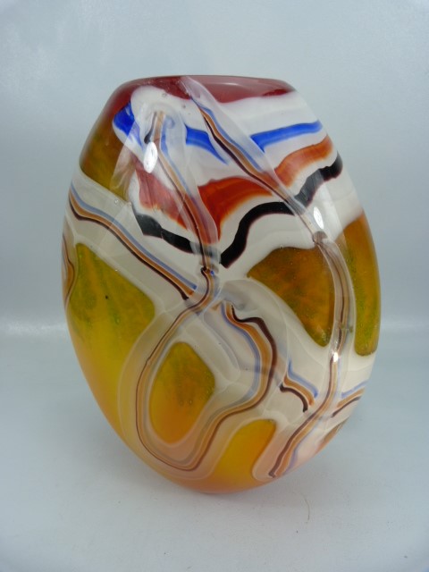Large Murano style Art Glass Vase