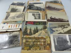 Railwayana - Selection of postcards and photographs