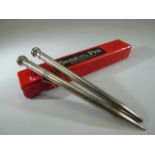 Two Wahl Eversharp Propelling Pencil, Silver Plated