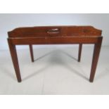 Antique Butlers Table with removable top