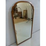 Antique Veneered wall mirror