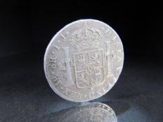 Spanish Reales coin - Carolus IIII 1800