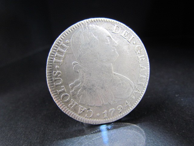 Spanish Reales coin - Carolus IIII 1800