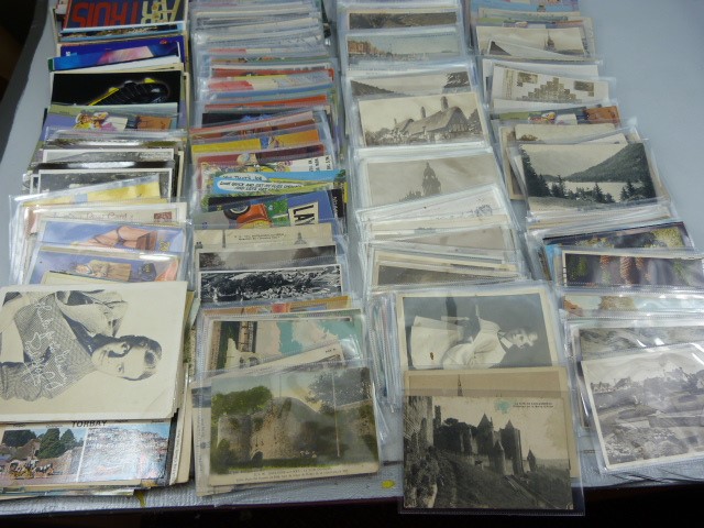 Selection of vintage postcards