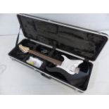 Electric guitar in plastic gig case 'Pacific'
