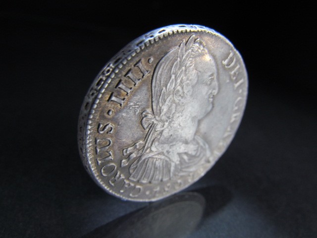 Spanish Reales coin - Carolus IIII 1800 - Image 2 of 3