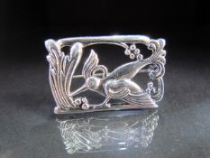 Silver 'Sterling' Danish brooch.