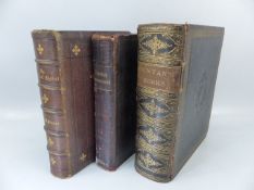 Three Antique books to include Cruoen's Concordance, The Life of Jesus Christ 'Farrar' and Bunyan'