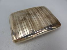 Hallmarked silver cigarette case by Levi and Salaman - Birmingham 1901. approx weight - 133g