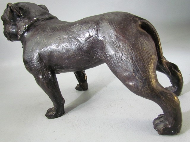 Cast metal figure of a Staffordshire Bull Terrier - Image 5 of 6