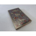 SCM middle eastern style cigarette case with enamelled decoration