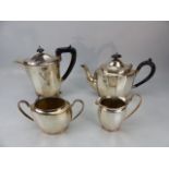 Small silverplated tea set