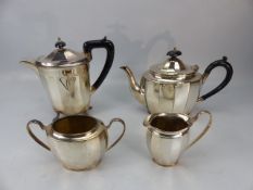 Small silverplated tea set